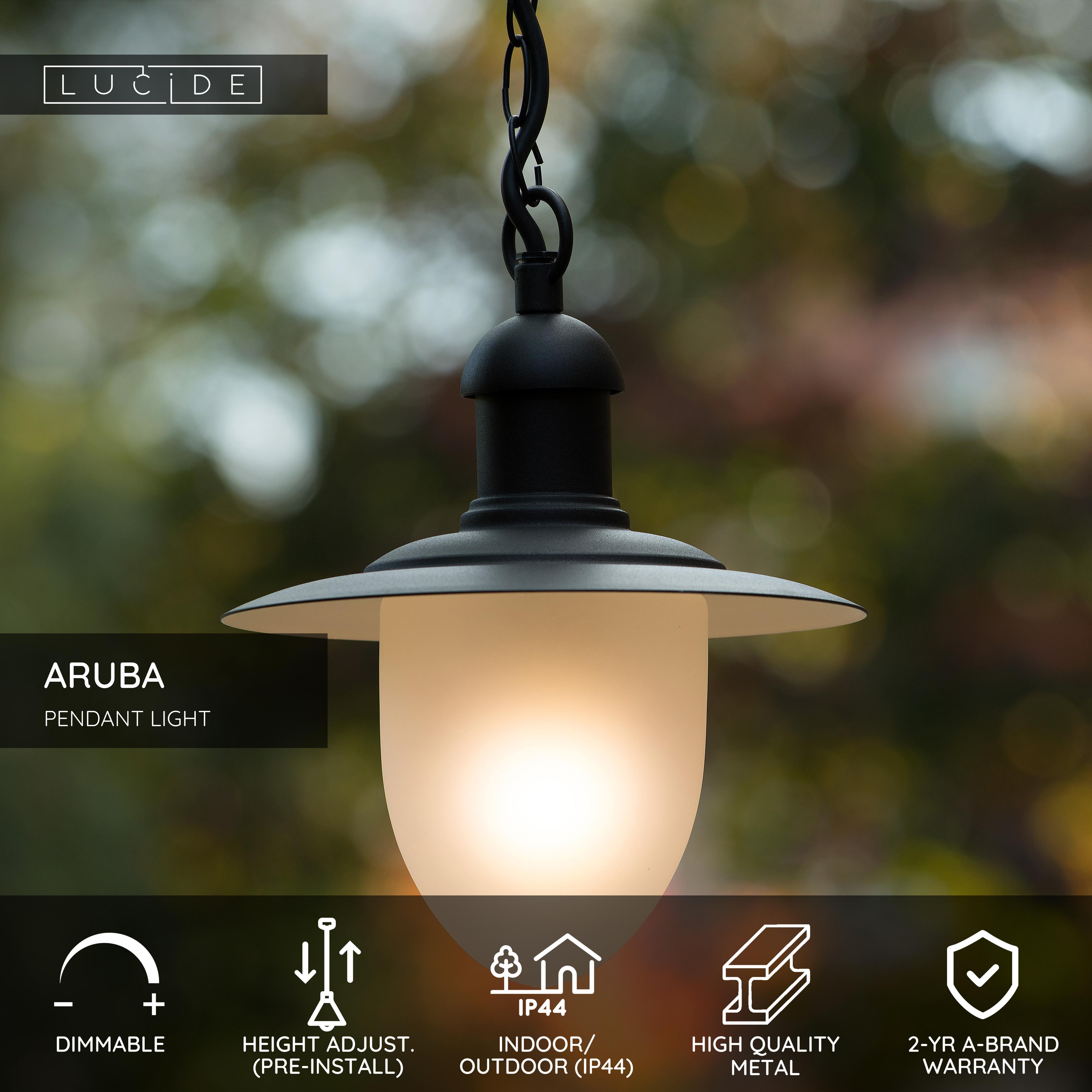 Lucide ARUBA - Pendant light Indoor/Outdoor - Ø 25 cm - 1xE27